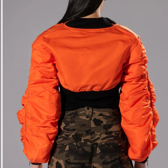 AKIRA SCOTLAND YARD CROP BOLERO BOMBER **NWT** - Picture 5 of 7